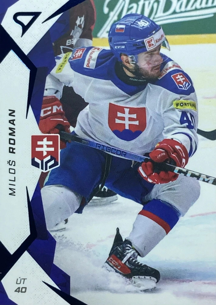 2025 Hokejové Slovensko BLUE #55 Miloš Roman