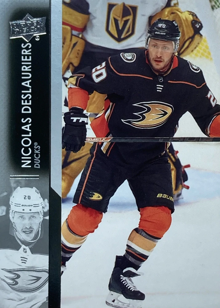 2021-22 UD Series 1 #001 Nicolas Deslauriers
