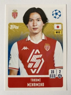 2024/25 Champions League Sticker #062 Takumi Minamino