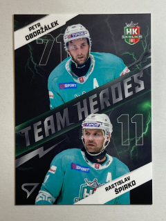 2025/26 Tipos SHL #TH-02 Petr Obdržálek / Rastislav Špirko - TEAM HEROES