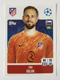 2024/25 Champions League Sticker #090 Jan Oblak