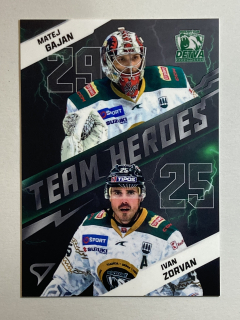 2025/26 Tipos SHL #TH-12 Matej Gajan / Ivan Zorvan - TEAM HEROES