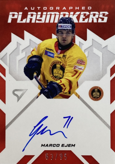 2025/26 Tipos SHL #AP-ME Marco Ejem - AUTOGRAPHED PLAYMAKERS /95