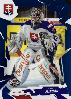 2026 Hokejové Slovensko COBALT BLUE #02 Patrik Jurčák