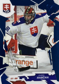 2026 Hokejové Slovensko COBALT BLUE #03 Eugen Rabčan