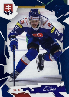 2026 Hokejové Slovensko COBALT BLUE #06 Marek Ďaloga