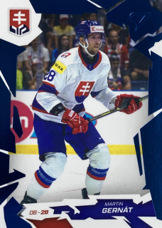 2026 Hokejové Slovensko COBALT BLUE #08 Martin Gernát