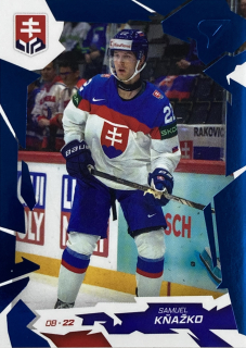 2026 Hokejové Slovensko COBALT BLUE #11 Samuel Kňažko
