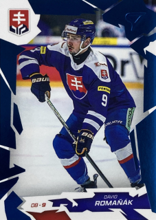 2026 Hokejové Slovensko COBALT BLUE #15 Dávid Romaňák