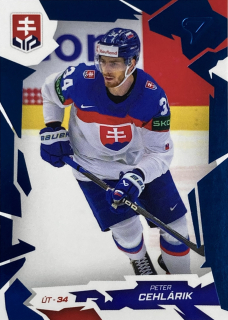 2026 Hokejové Slovensko COBALT BLUE #17 Peter Cehlárik