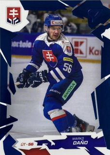 2026 Hokejové Slovensko COBALT BLUE #22 Marko Daňo