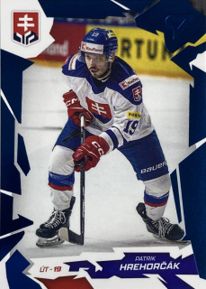 2026 Hokejové Slovensko COBALT BLUE #27 Patrik Hrehorčák
