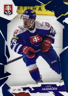 2026 Hokejové Slovensko COBALT BLUE #29 Libor Hudáček