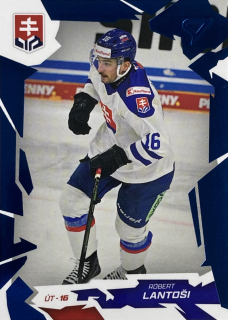 2026 Hokejové Slovensko COBALT BLUE #33 Róbert Lantoši