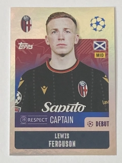 2024/25 Champions League Sticker #113 Lewis Ferguson - CAPTAIN