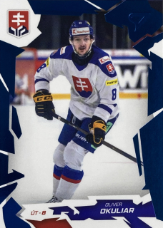 2026 Hokejové Slovensko COBALT BLUE #35 Oliver Okuliar