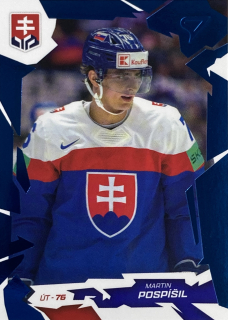 2026 Hokejové Slovensko COBALT BLUE #39 Martin Pospíšil