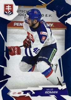 2026 Hokejové Slovensko COBALT BLUE #41 Miloš Roman