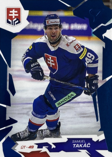 2026 Hokejové Slovensko COBALT BLUE #44 Samuel Takáč