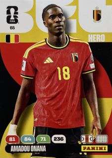 2026 FIFA World Cup #065 Amadou Onana [Belgium]