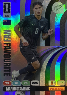 2026 FIFA World Cup #322 Marko Stamenic - FAN FAVOURITE [New Zealand]