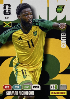 2026 FIFA World Cup #534 Shamar Nicholson [Jamaica]