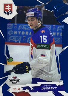 2026 Hokejové Slovensko COBALT BLUE #23 Dalibor Dvorský