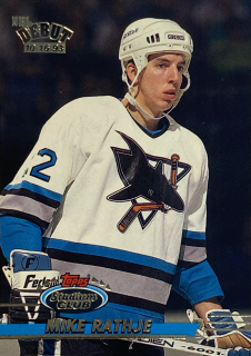 1993-94 Topps Stadium Club #322 Mike Rathje - NHL DEBUT