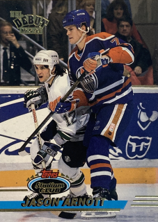 1993-94 Topps Stadium Club #345 Jason Arnott - NHL DEBUT
