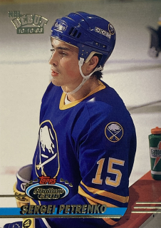 1993-94 Topps Stadium Club #373 Sergei Petrenko - NHL DEBUT