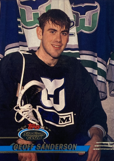 1993-94 Topps Stadium Club #408 Geoff Sanderson