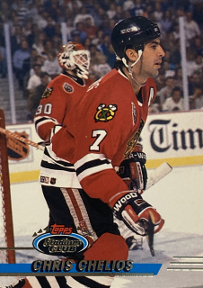 1993-94 Topps Stadium Club #420 Chris Chelios