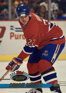1993-94 Topps Stadium Club #422 Benoit Brunet