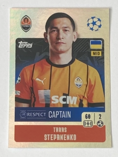 2024/25 Champions League Sticker #197 Taras Stepanenko - CAPTAIN