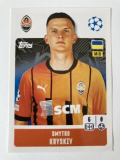 2024/25 Champions League Sticker #203 Dmytro Kryskiv