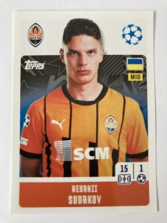 2024/25 Champions League Sticker #204 Heorhii Sudakov