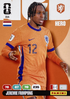 2026 FIFA World Cup #315 Jeremie Frimpong [Netherlands]