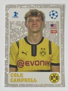2024/25 Champions League Sticker #234 Cole Campbell - 1st STICKER
