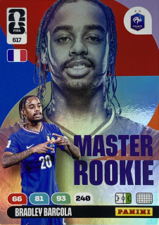 2026 FIFA World Cup #617 Bradley Barcola - MASTER ROOKIE [France]