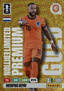 2026 FIFA World Cup #LE Memphis Depay - PREMIUM GOLD [Netherlands]