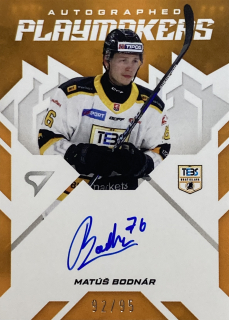 2025/26 Tipos SHL #AP-BO Matúš Bodnár - AUTOGRAPHED PLAYMAKERS /95