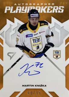 2025/26 Tipos SHL #AP-KN Martin Knižka - AUTOGRAPHED PLAYMAKERS /95
