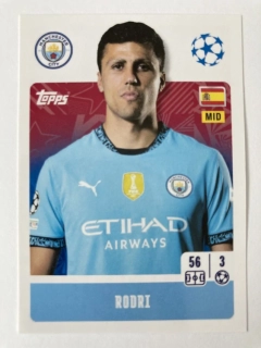 2024/25 Champions League Sticker #277 Rodri