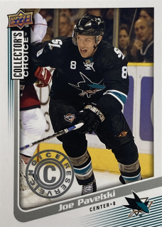 2009-10 UD Collector's Choice #169 Joe Pavelski - CHOICE RESERVE