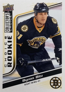 2009-10 UD Collector's Choice #236 Byron Bitz - ROOKIE