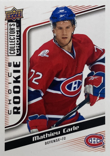 2009-10 UD Collector's Choice #262 Mathieu Carle - ROOKIE