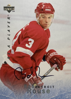 1995-96 UD Be A Player #S088 Bob Rouse - AUTOGRAPH