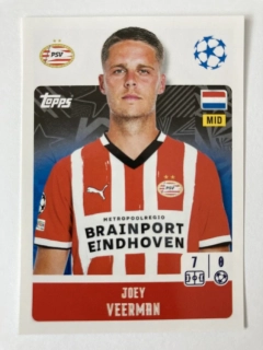 2024/25 Champions League Sticker #301 Joey Veerman