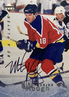 1995-96 UD Be A Player #S122 Mike Hough - AUTOGRAPH