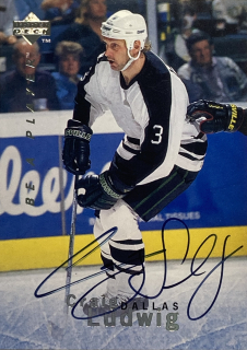 1995-96 UD Be A Player #S128 Craig Ludvig - AUTOGRAPH